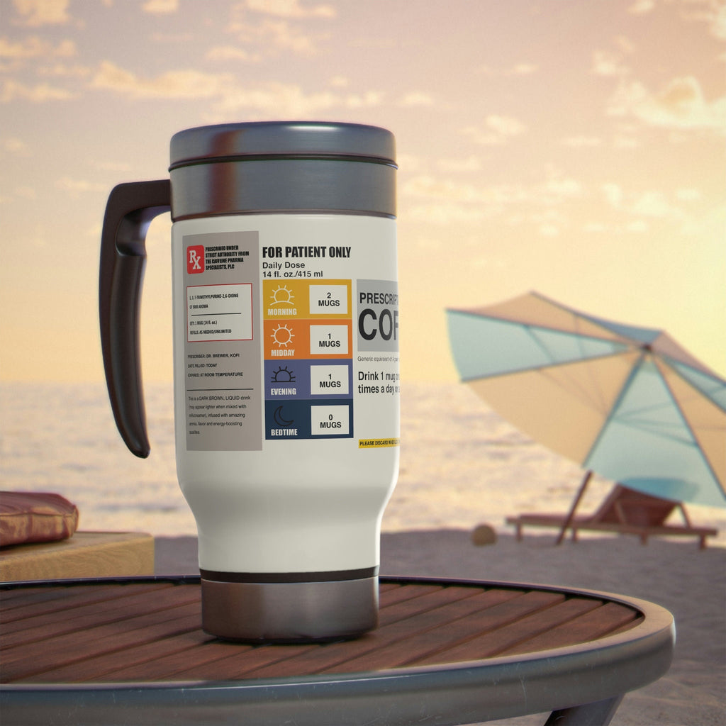 Prescription Coffee Travel Mug – Doctor, Nurse & Pharmacist Gift