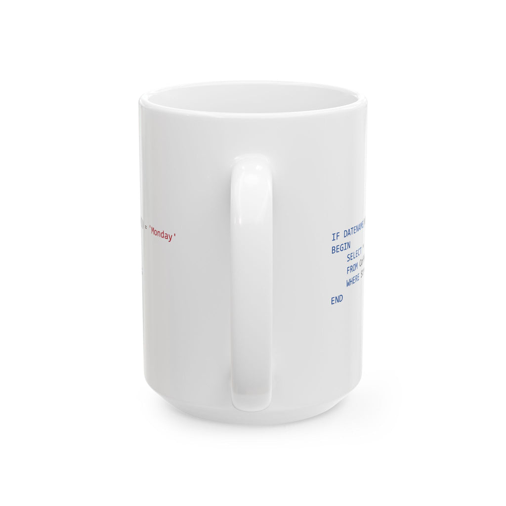 SQL Code Snippets Mug | Programmer Coffee Cup (11oz, 15oz)