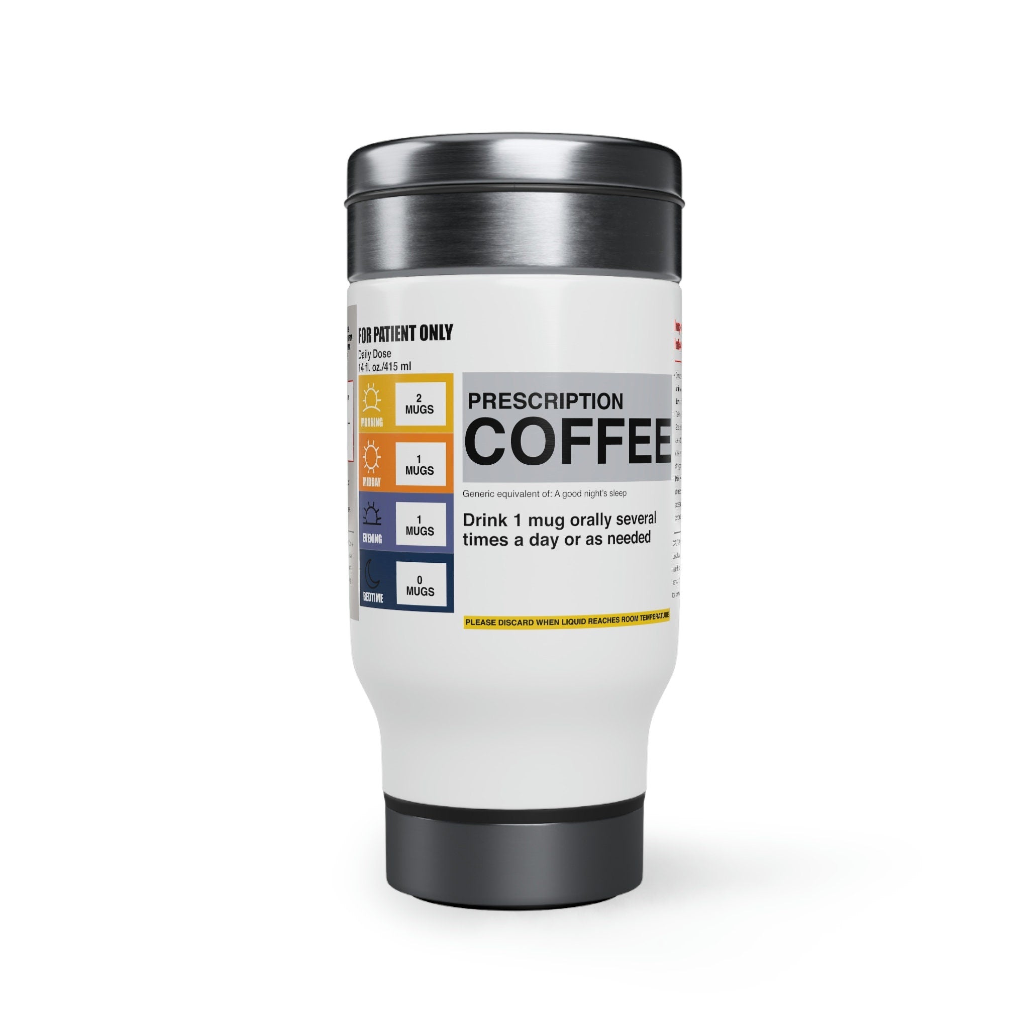 Prescription Coffee Travel Mug – Doctor, Nurse & Pharmacist Gift