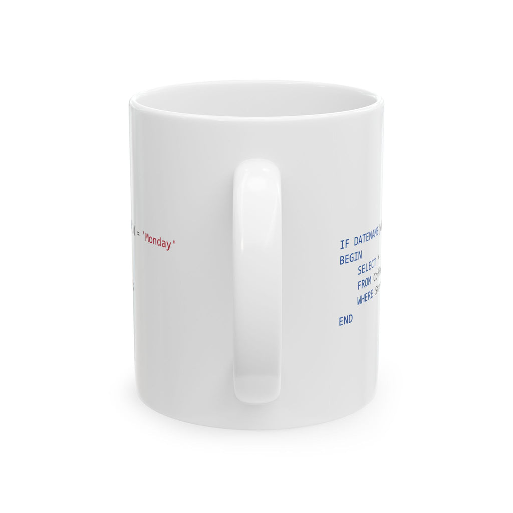 SQL Code Snippets Mug | Programmer Coffee Cup (11oz, 15oz)