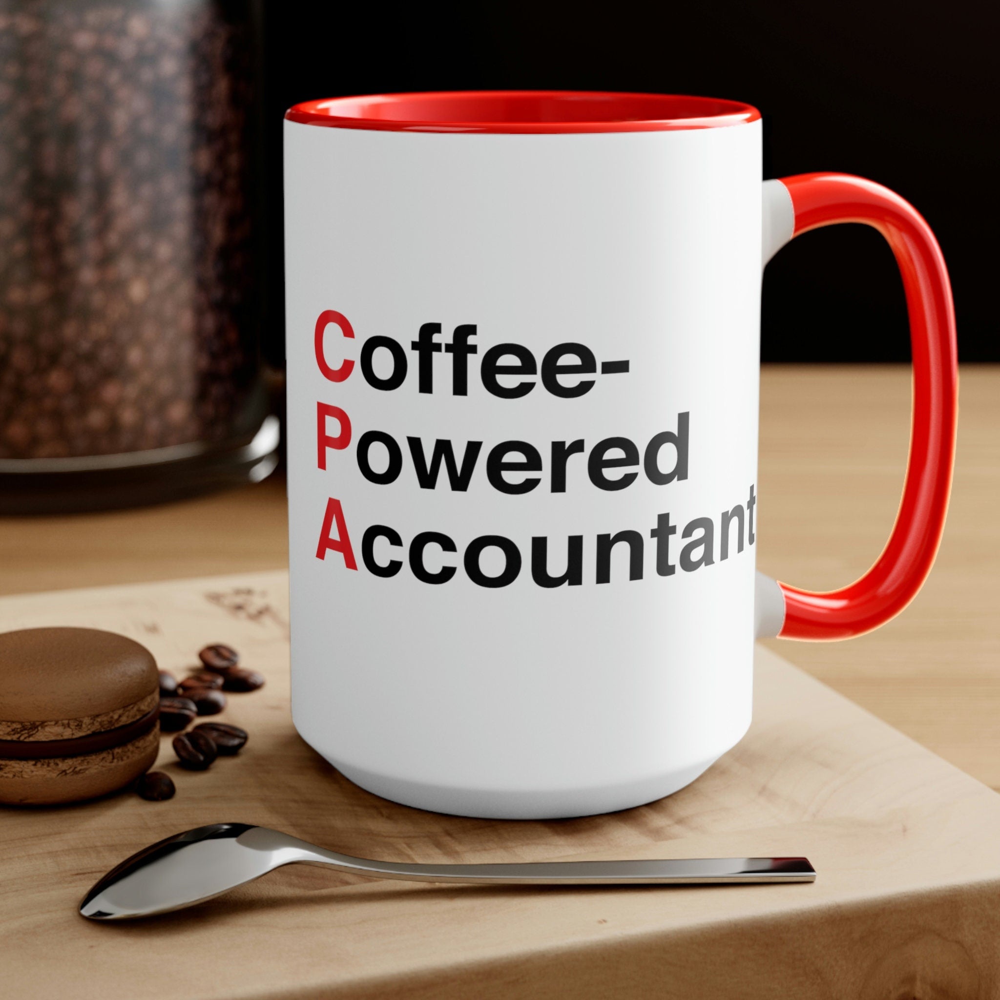 CPA Two-Tone 15oz Coffee Mug – Accountant & Tax Professional Gift
