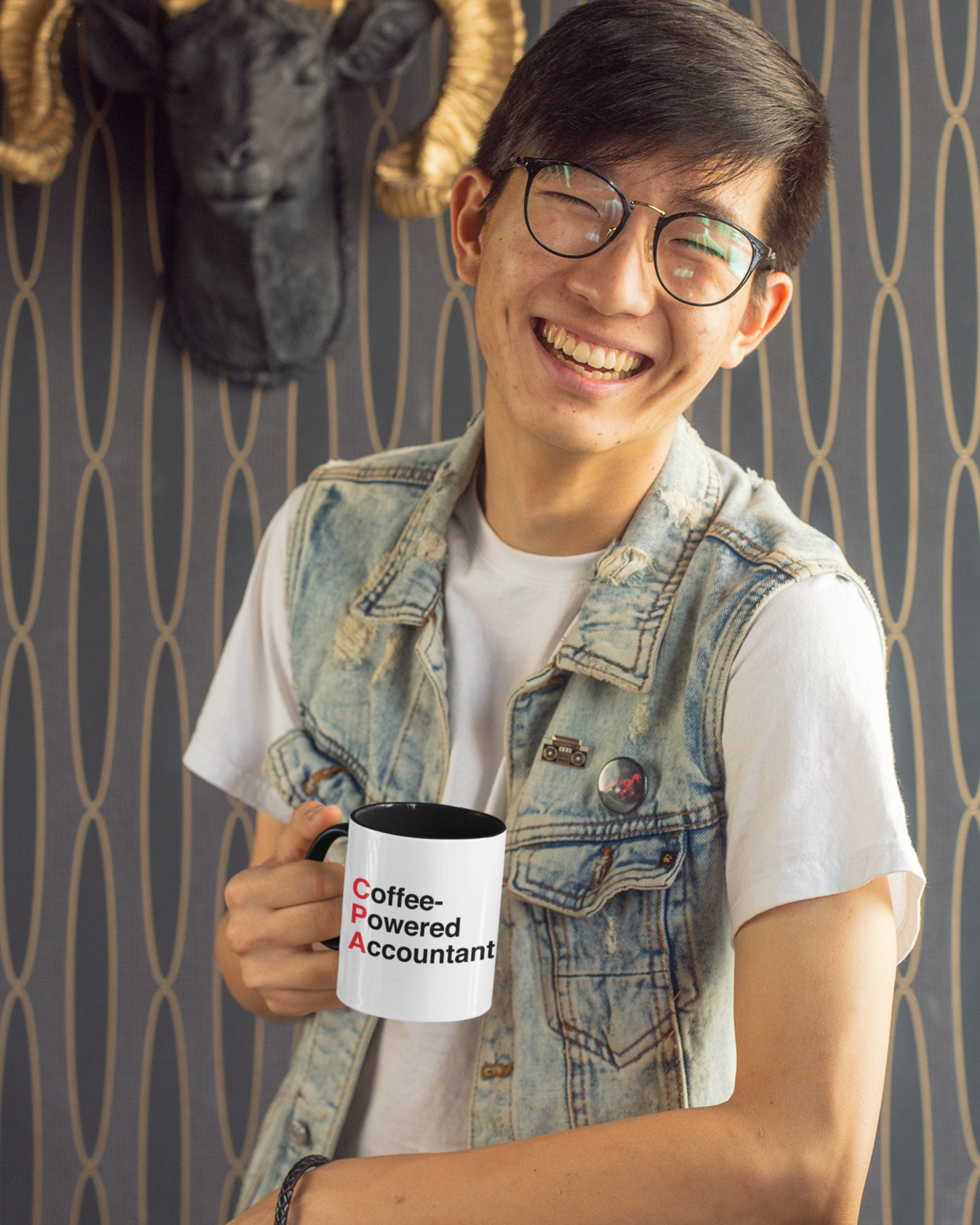 CPA Two-Tone 15oz Coffee Mug – Accountant & Tax Professional Gift